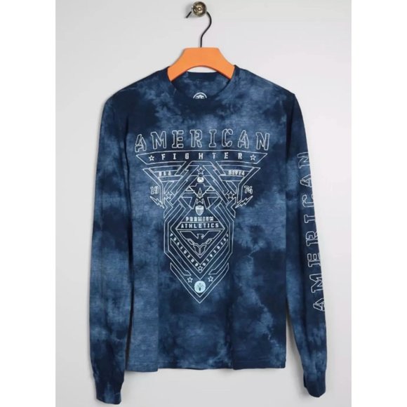 AMERICAN FIGHTER Men's T-Shirt L/S PALMDALE TEE - Picture 7 of 9